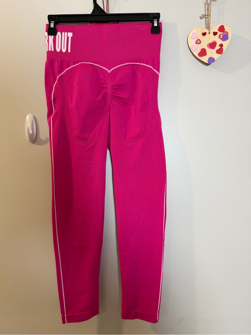 Workout Bright Pink Leggings for Women